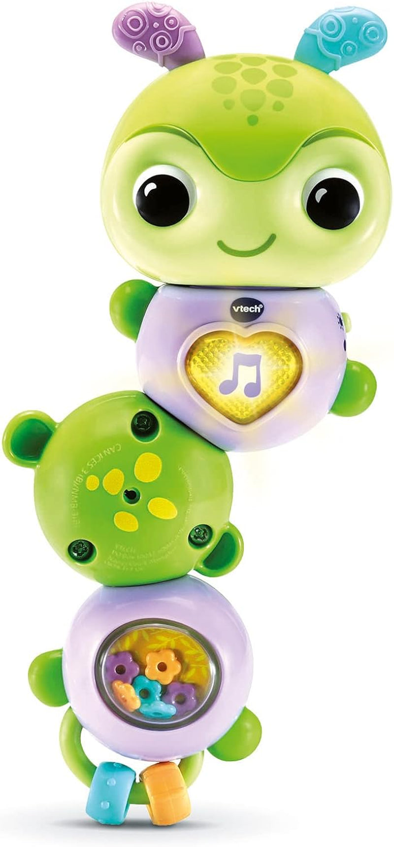 VTech Baby Spinning Fun Caterpillar - Mówiąca i śpiewająca interaktywna zabawka z dzwonkiem i motoryką - na 6-24 miesiące Zabawki dla dzieci Naty Shop