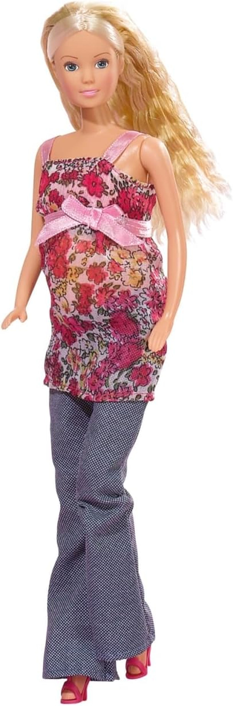 Simba 105734000 - Steffi Love Welcome Baby, lalka w ciąży, akcesoria, lalka modowa, 29cm, dla dzieci w wieku 3+