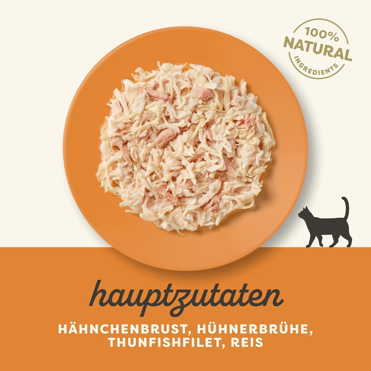 Applaws 100% naturalny Nassfutter für Katzen, Hühnerbrust mit Tunfischfilet in Brühe - Packung mit 12 x 70g Beuteln