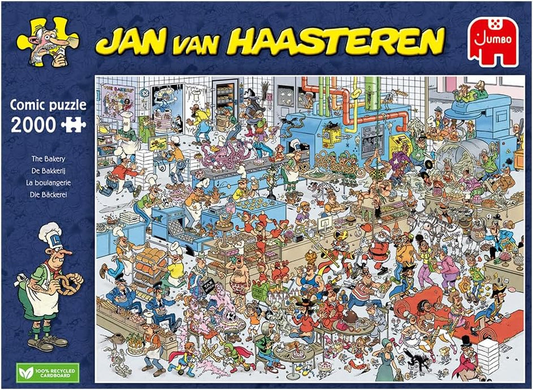 Jan Van Haasteren, Piekarnia, układanka 2000 elementów dla dorosłych Puzzle Naty Shop