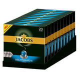 Kaffeekapseln Espresso Intenso, Intensität 10 von 12, 10 x 20 Getränke & Kaffeekapseln Lungo Decaffeinato- Intensität 6- 200 Kapseln kompatybilny z Nespresso, 10er Pack, 10 x 20 Getränke