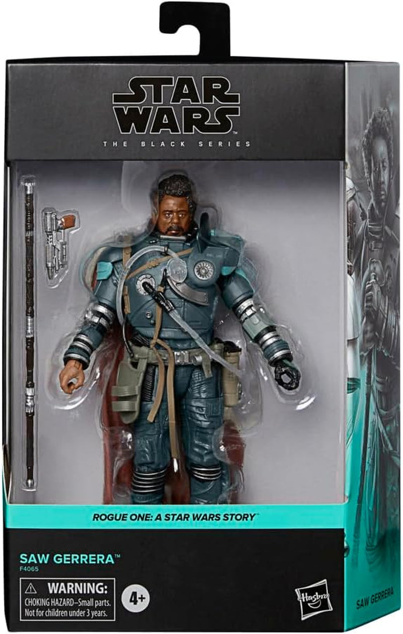 Gwiezdne Wojny Czarna seria Piła Gerrera 15 cm Łotr 1: historia kolekcjonerska Duża figurka dla dzieci w wieku 4+ Figurki Naty Shop