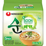 Nong Shim - Zupa Nudeln Instant Cup Soon Veggie - Opakowanie zbiorcze (12 X 67 GR)