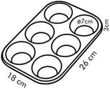 Backform, Schwarz, 26,5 X 18 X 3 Cm Formy i blachy do pieczenia Naty Shop