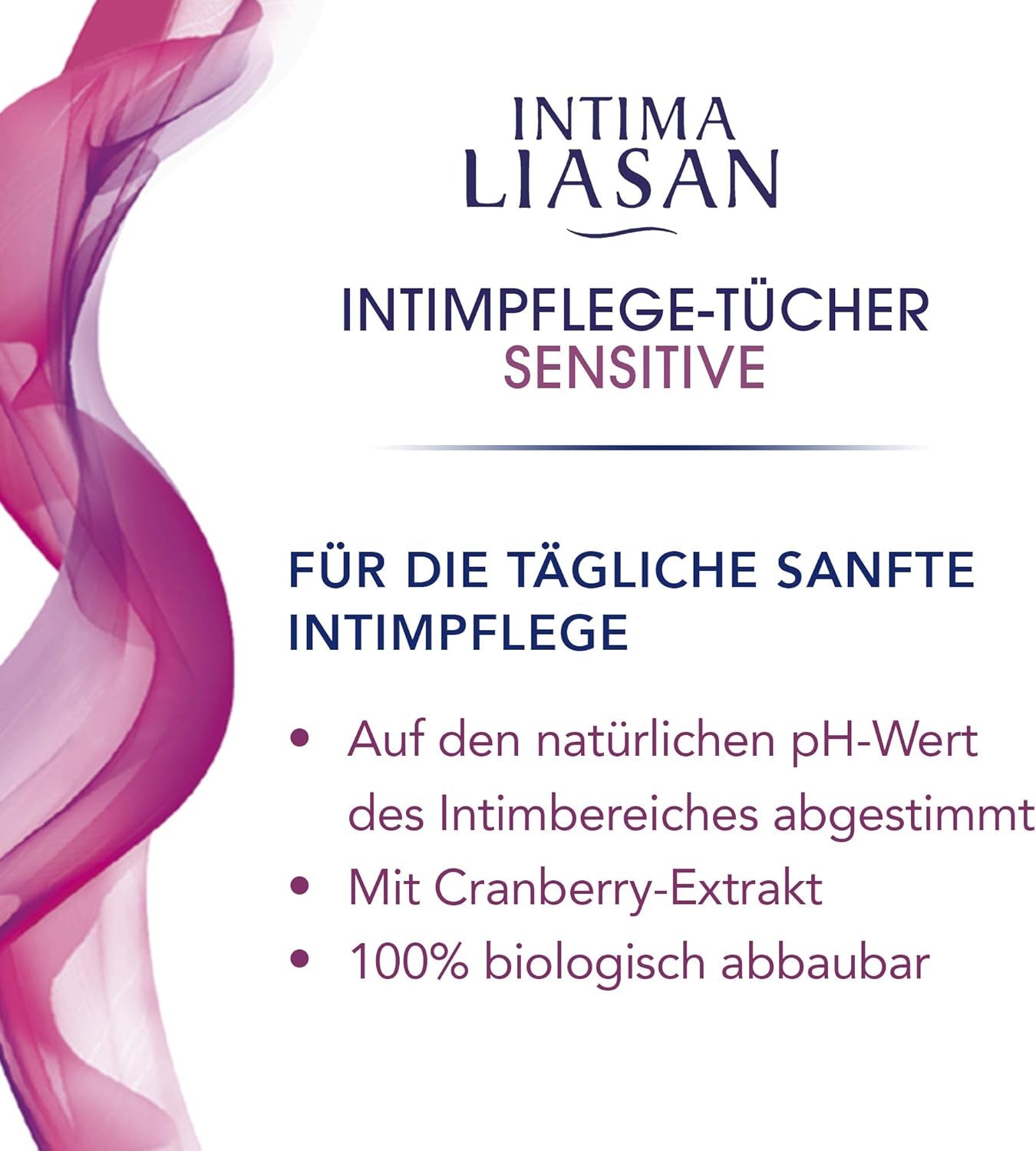 Intima by Sagrotan Sensitive chusteczki do higieny intymnej, niezawierające mydła i alkoholu, 30 sztuk (opakowanie 4 szt.)