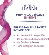Intima by Sagrotan Sensitive chusteczki do higieny intymnej, niezawierające mydła i alkoholu, 30 sztuk (opakowanie 4 szt.)
