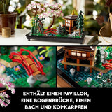 Lego Icons Ogród ciszy — Zestaw botaniczny dla dorosłych Zen z kwiatami lotosu — Konfigurowalna dekoracja biurka inspirowana kuchnią japońską — Prezent dla kobiet i mężczyzn 10315 Zestawy do budowania Besuche den LEGO-Store