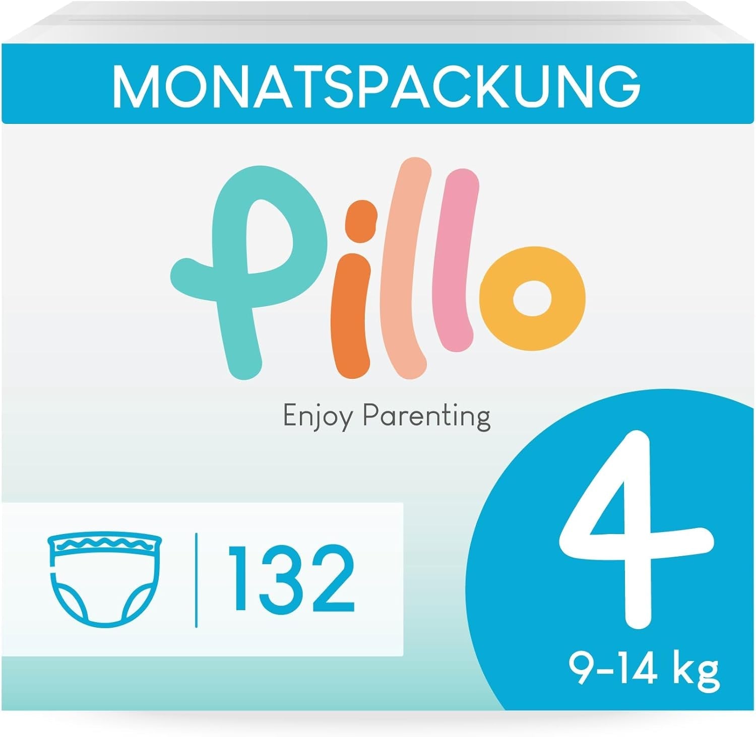 Pieluchy Pillo, rozmiar 7, 84 sztuki, 4 opakowania po 21 pieluszek, rozmiar 7 - XXL (15+ kg) - Pieluchy dziecięce