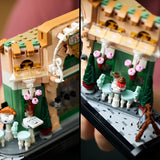 LEGO Icons Francuska kawiarnia - Ozdoby do salonu lub biura - Zestaw do budowania dla dorosłych zawierający malowniczą fasadę, wiszącą doniczkę i krzesła - Prezent dla mężczyzn i kobiet 10362 Zestawy do budowania Besuche den LEGO-Store