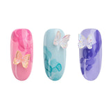 NÉONAIL Nageldekoration 3D Nail Art Schmetterlinge - Nail Charms - Nägel Selber Machen - Nails - Nageldesign Akcesoria - Nailart - Nail Art Zubehör - Nagel Deko - Nagelschmuck - Mehrfarbig