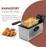 Frytownica olejowa Bomann®, pojemność 3 l, technologia Cool Zone i spust, 2000 W AGD Naty Shop