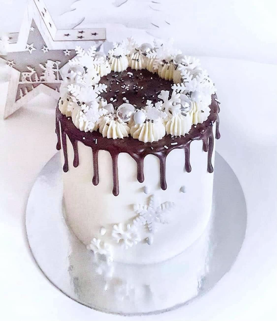 Super Drip Black Cake Glaze Cake Tops Chocolate 300 gramów Glazury i dekoracje Naty Shop