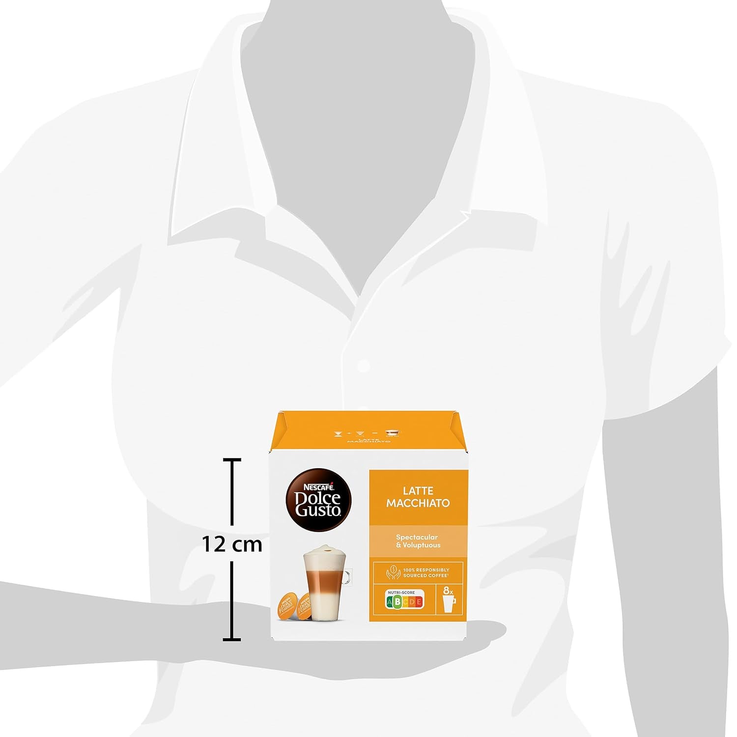 NESCAFÉ DOLCE GUSTO Latte Macchiato Kaffeekapseln Pakiet 6 sztuk (6 x 16 Kapseln)