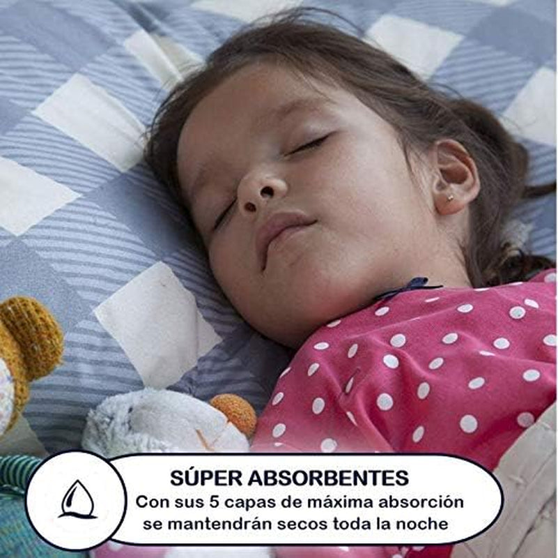 Spodnie od piżamy DryNites dla dziewczynek 3-5 lat 1 opakowanie (1 x 16 sztuk)