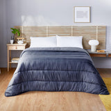 Pikolin Home - Dwustronna kołdra 300 G - Dwukolorowe wypełnienie nordyckie - Do łóżka 105 - wygodne, ciepłe, oddychające, zielone, 180 X 260 cm Kołdry i kołdry Naty Shop
