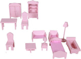 WOOMAX Colorbaby 85293 Drewniany domek dla lalek Naty Sklep z domkami dla lalek