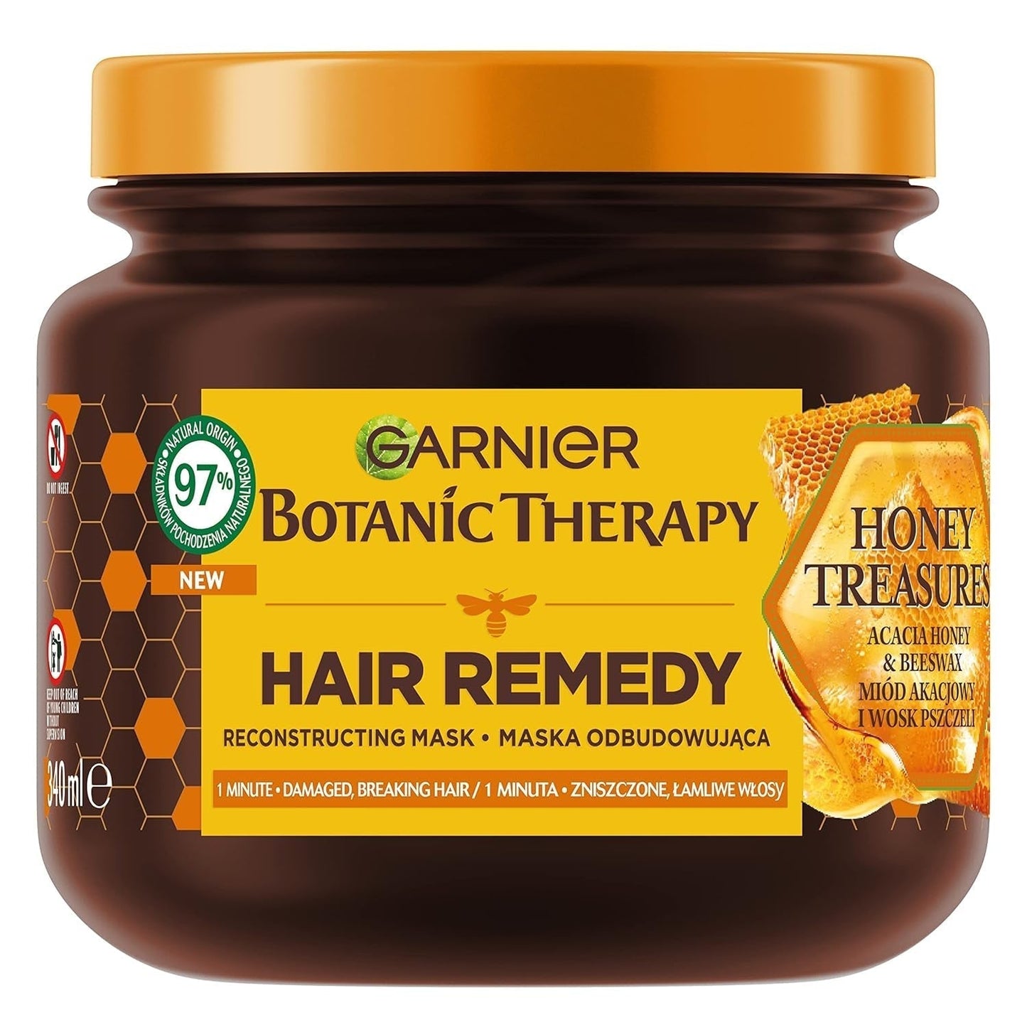 Garnier Botanic Therapy Honey Treasures Maska do włosów 340ml Naty Shop Maska do włosów Tytuł domyślny
