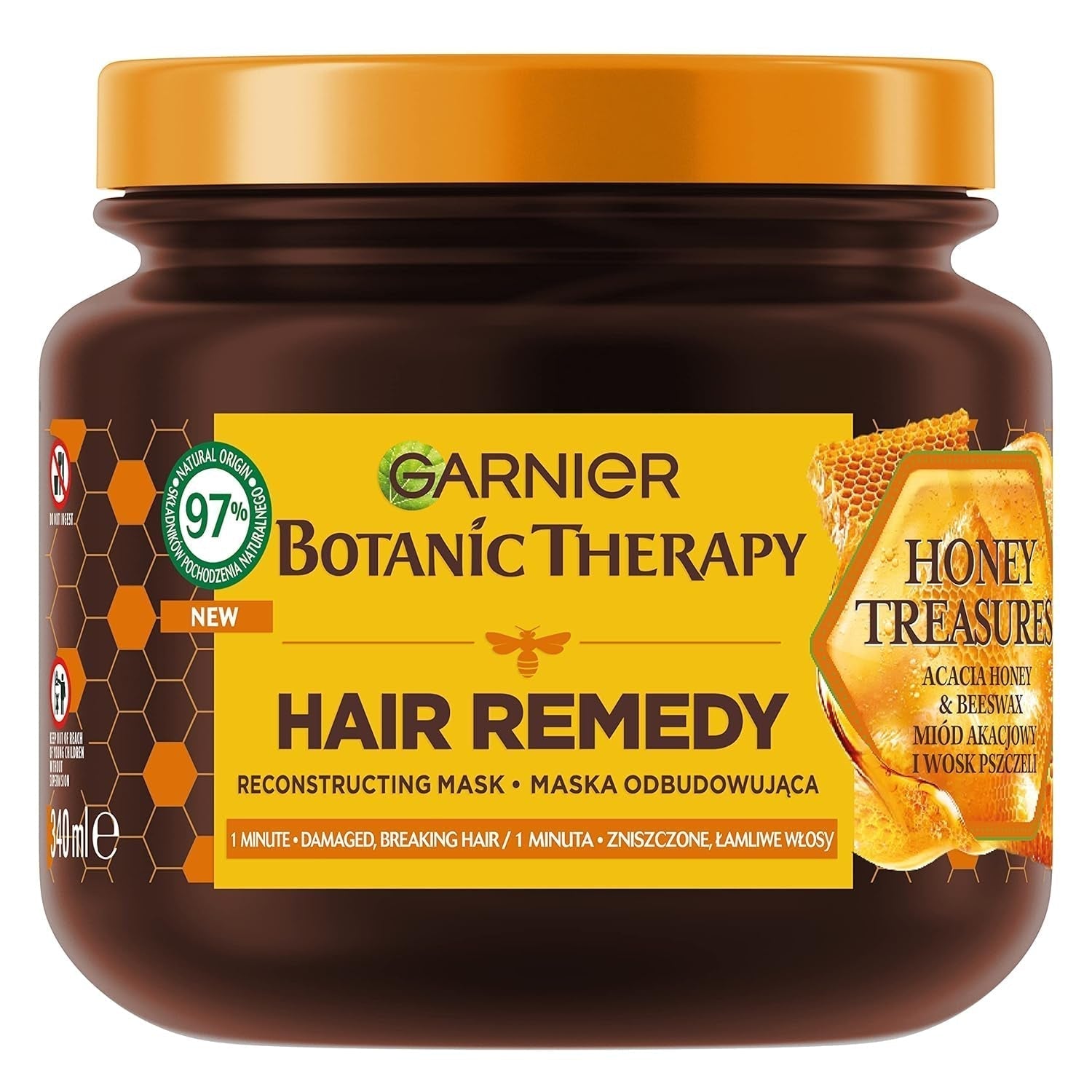 Garnier Botanic Therapy Honey Treasures Maska do włosów 340ml Naty Shop Maska do włosów Tytuł domyślny