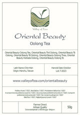 Oriental Beauty Tajwańska herbata Oolong - Dongfang Meiren Tajwańska herbata - Wu Long Białe końcówki lub niebieska herbata Wu Long Tea Orientalna niebieska herbata Niebieska herbata Olong Herbata Olong Organiczna herbata Oolong Herbata Olong