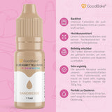 Goodbake Pastel Sand Beige Barwnik spożywczy (11ml) - Barwnik spożywczy w dużej dawce - Do barwienia ciast, kremów, kremów maślanych, makaroników, napojów, śluzów i wielu innych produktów. 100% wegańskie
