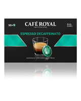 Kapsułki Espresso Forte 50 do profesjonalnego ekspresu Nespresso - Intensywność 7/10 - UTZ-zertifiziert & Espresso Decaffeinato 50 saszetek do profesjonalnego ekspresu Nespresso - Intensywność 7/10