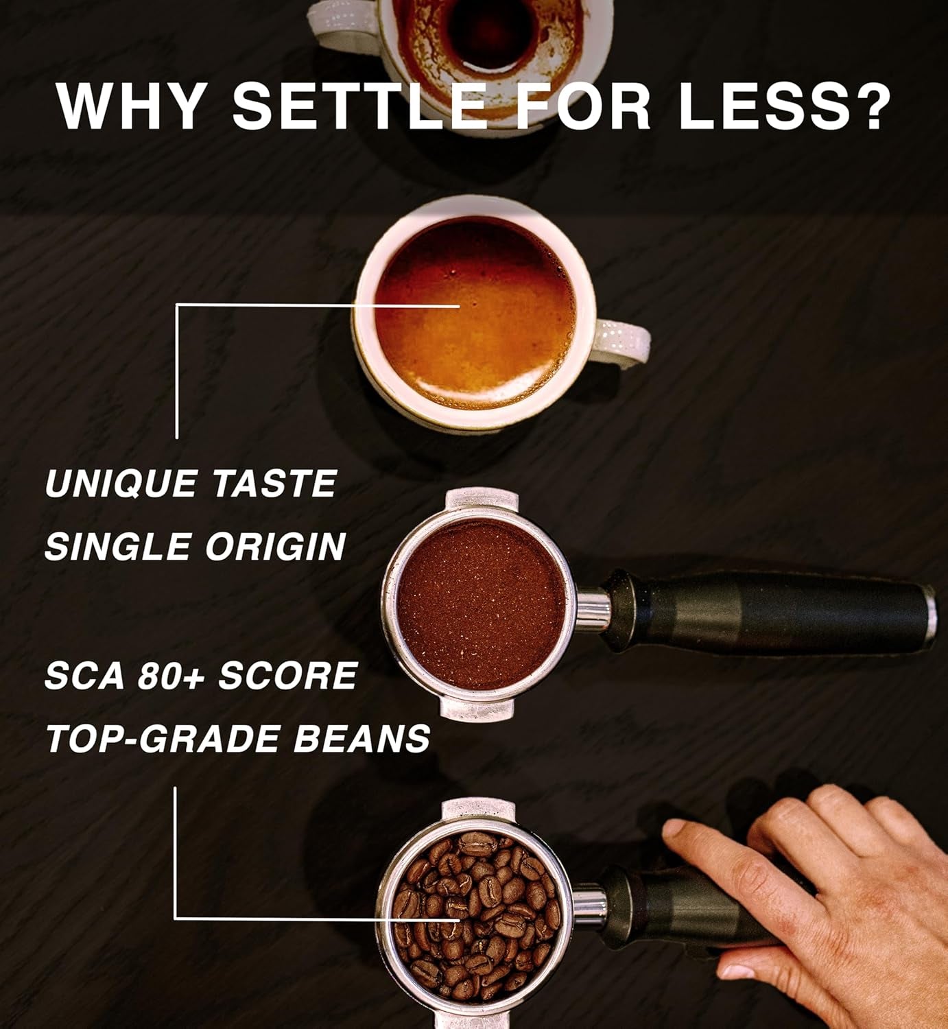 Palone na zamówienie ~ Najświeższe ziarna kawy specjalistycznej | Palarnia na 80 CUP | Kolumbia Huila, Single Origin (1kg) Spezialitäten Kaffeebohnen, Frisch Geröstet