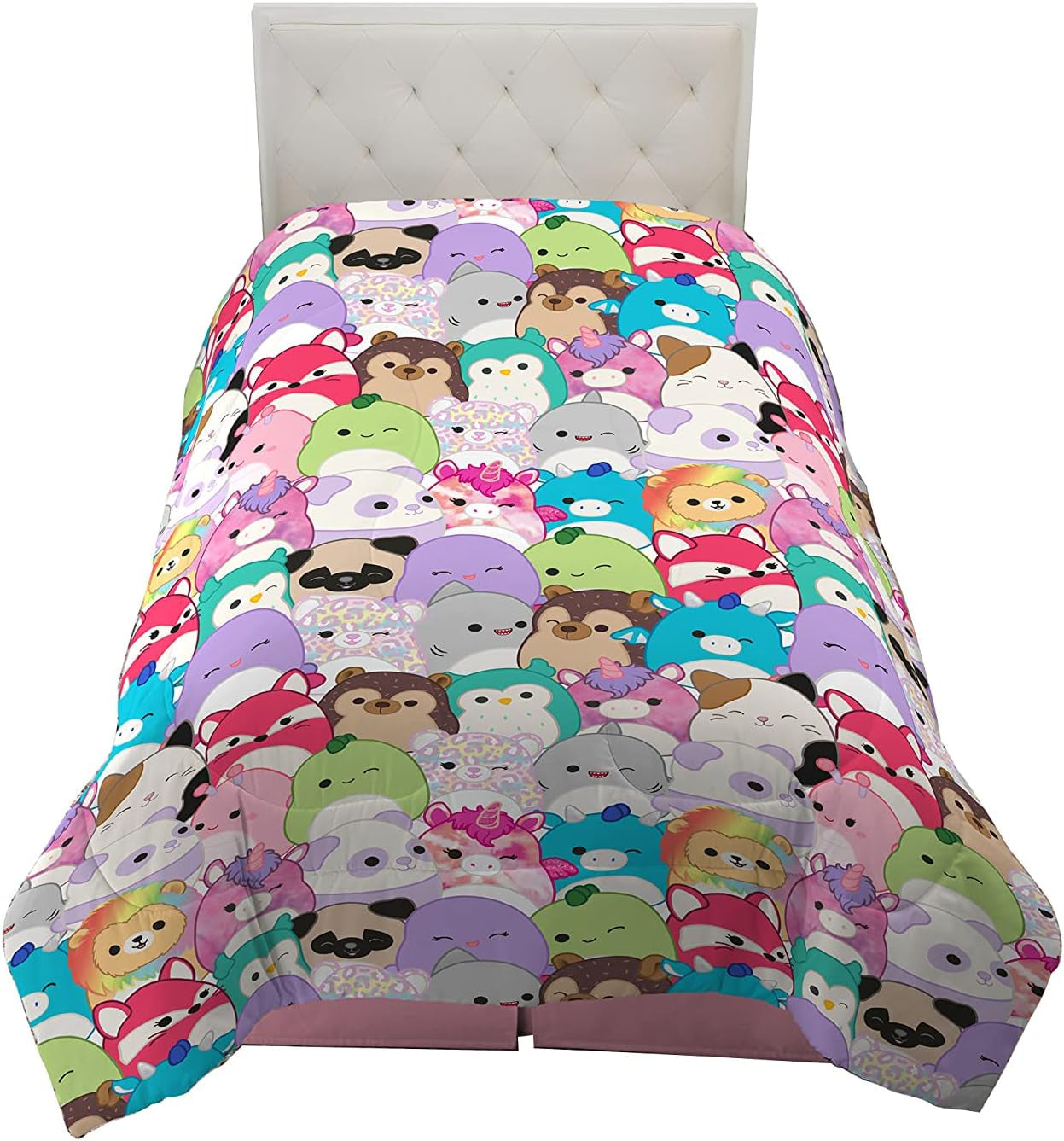 Pościel Franco Squishmallows, miękka mikrofibra, do łóżek podwójnych Naty Shop Kołdry i kołdry Twin Top