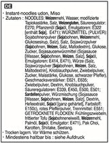Makaron błyskawiczny Allgroo Udon - Miso, zupa Udon, pikantny, aromatyczny, szybki w przygotowaniu - zawiera 3 porcje - 1 x 690 g