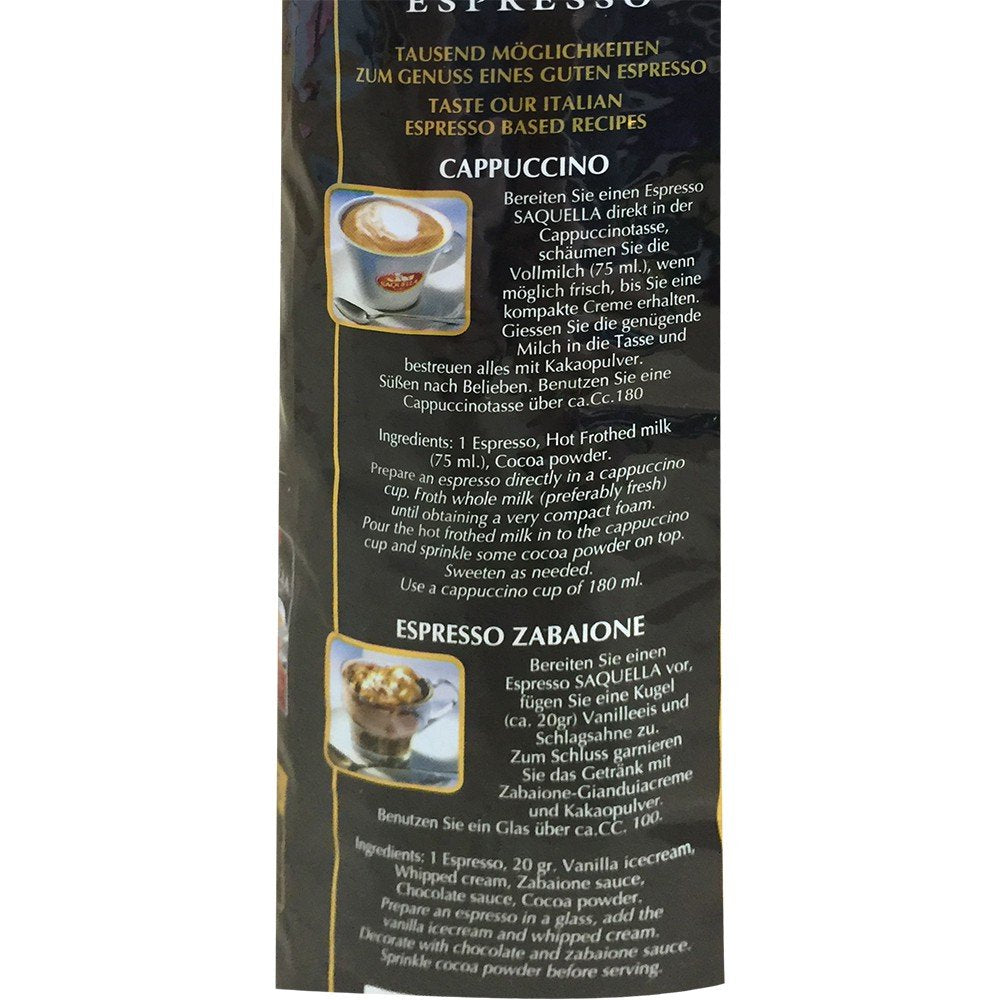 Kaffe, Bar Italia Espresso, gran crema (1 kg, torebka), opakowanie 1 szt