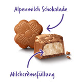 Czekoladki Milka Little Thanks 12 x 44g, delikatne mleczne czekoladki oblane alpejską czekoladą mleczną (5 szt.)