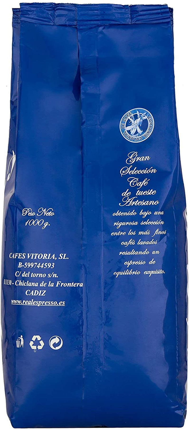 Kawa bezkofeinowa ziarnista 1 kg naturalna 100% - Espresso Intensywny smak z Kolumbii i Brazylii.