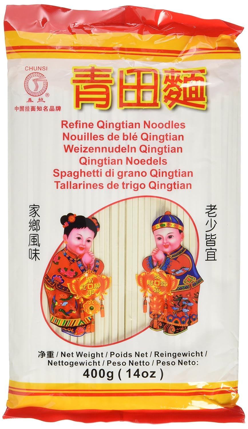 Makaron pszenny (Qingtian), opakowanie 6 sztuk (6 opakowań x 400g)