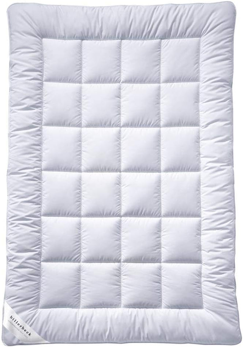 Kołdra Billerbeck S20 Superlight - Kołdra letnia - 135 X 200 cm - Lekka kołdra letnia - AIRFILL® - Puste włókno, 100% poliester, białe kołdry i kołdry Naty Shop 155X220 Cm Medium (M)
