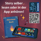 KOSMOS 684853 Puzzle przygodowe Den Tiefen Des Vulkans, 258 elementów, interaktywne puzzle przygodowe dla dzieci w wieku 8+, odkryj historię przygodową z każdym elementem układanki Puzzle Naty Shop