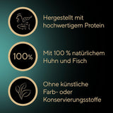 SHEBA Filety Katzenfutter Adult w sosie z kurczakiem, Hochseefisch i Garnelen 16 x 60 g w skorupce