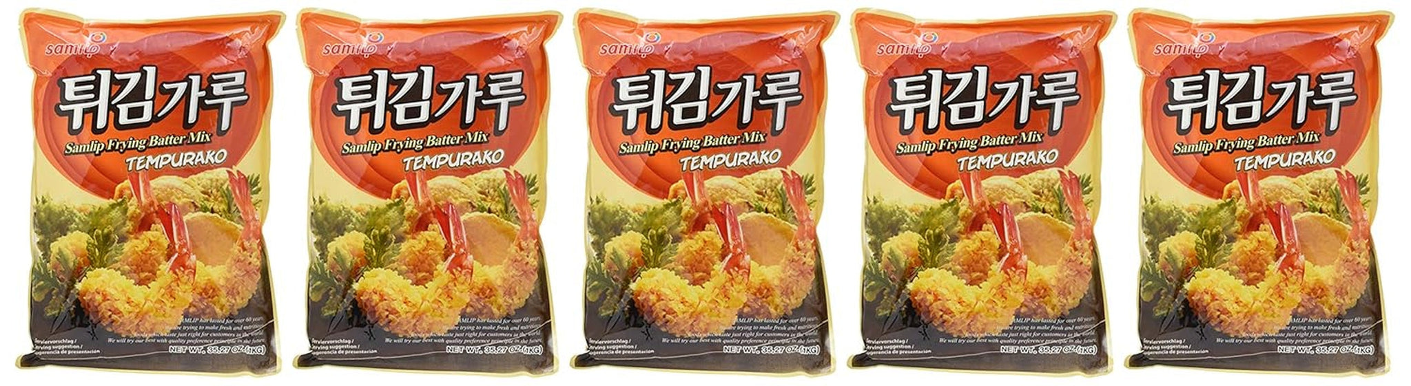 Backmischung Für Tempura Gerichte, 5Er Pack (5 X 1 Kg) Mieszanka do pieczenia i gotowania Naty Shop