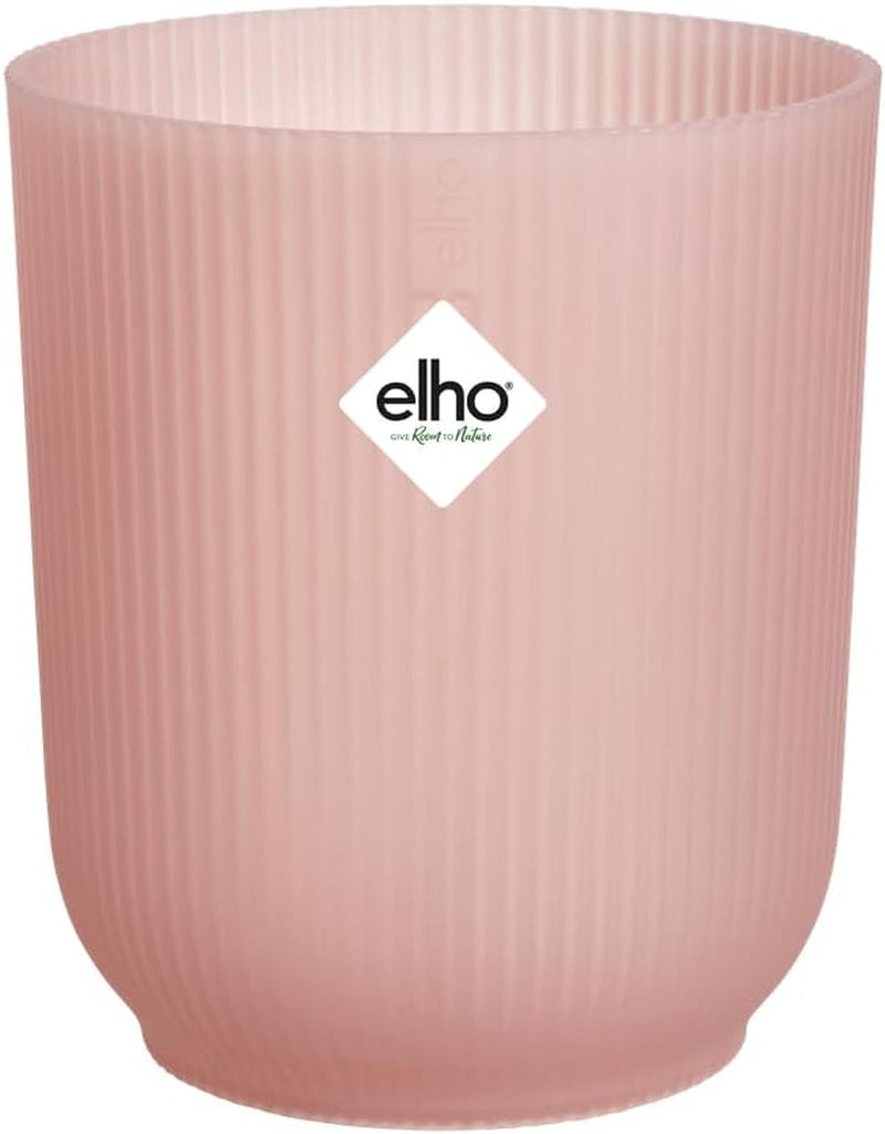 elho Vibes Fold Orchid High 12,5cm - Doniczki do storczyków do wnętrz - Doniczki do wnętrz - 100% plastiku pochodzącego z recyklingu - Biały/Jedwabiście biały