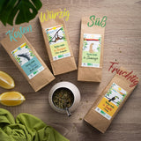ORIGEENS BIO MATE TEA ZESTAW PREZENTOWY X4 I Yerba Mate Bio 4X80G I Yerba Mate Zestaw herbaciany, pomysł na prezent