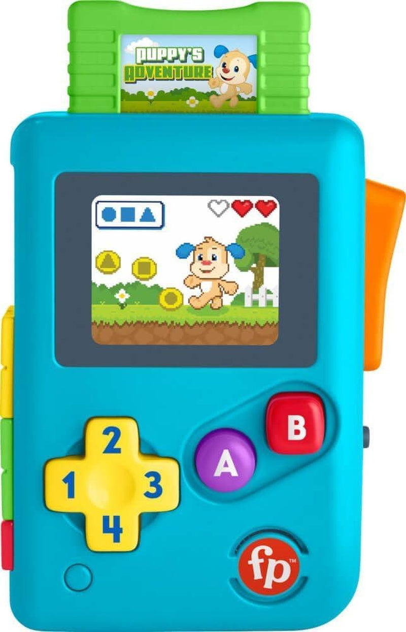 Fisher-Price HBC86 - Zabawa edukacyjna Lil' Gamer, muzyczna zabawka edukacyjna i aktywizująca, wersja niemiecka, dla niemowląt i małych dzieci od 6 do 36 miesięcy Baby Toys Naty Shop