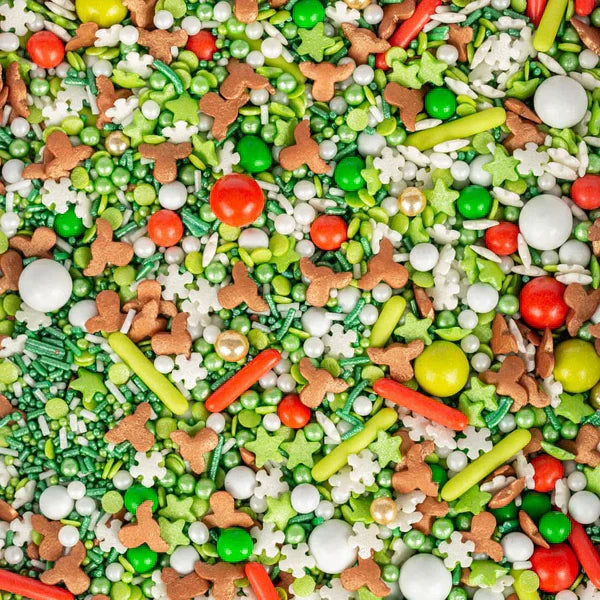 Super Streusel Hohoho Sprinkles Christmas - Świąteczna dekoracja na pyszne ciasta 90 G