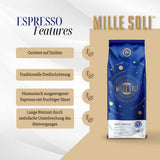 Caffè Espresso - Espressobohnen 1kg - Tradycyjny Dreifachröstung In Handarbeit - Premium Kaffeebohnen mit perfekter Crema und besons säurearm für Fullyautomat und Siebträger