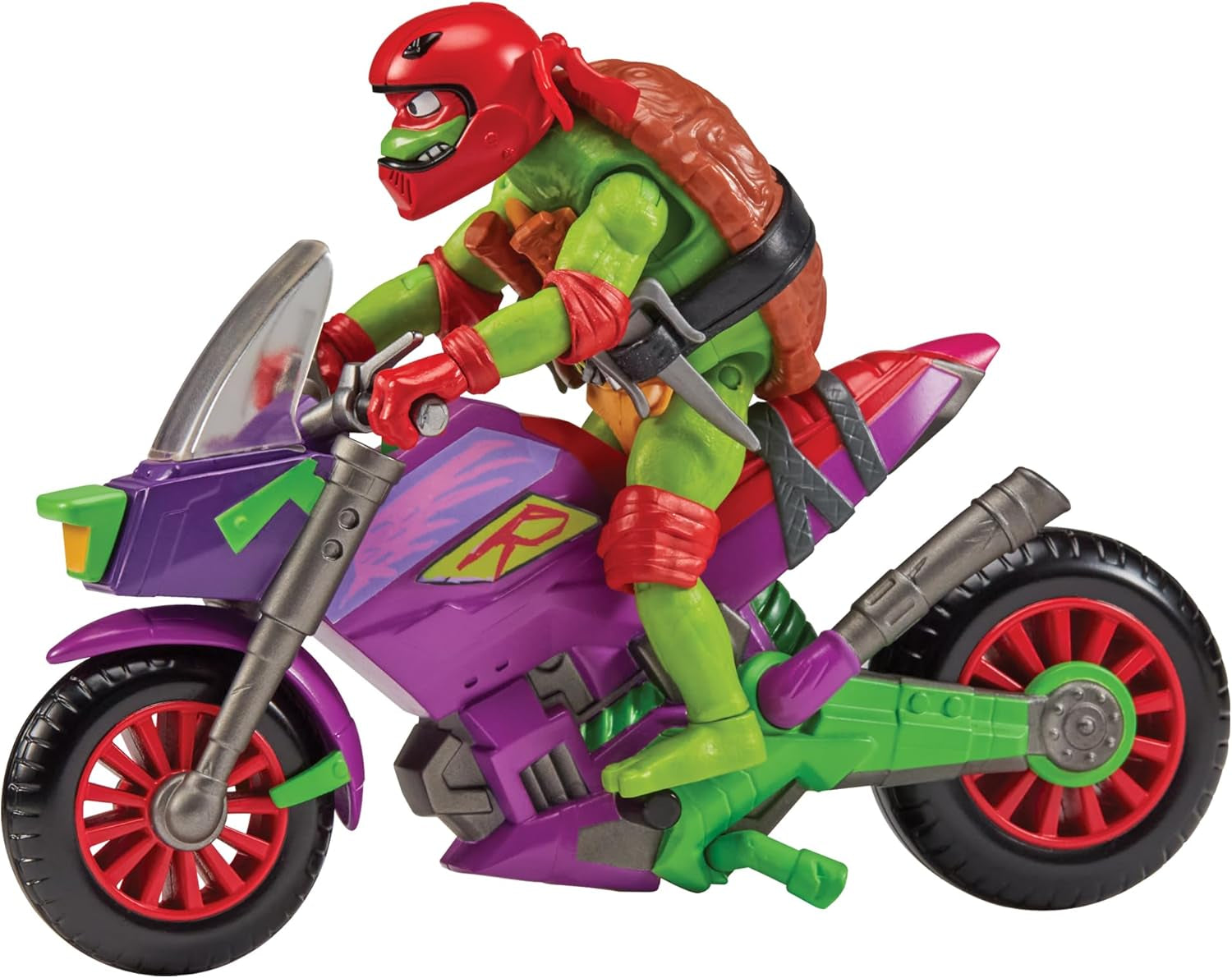 MŁODZIEŻOWE ŻÓŁWIE NINJA - Figurka podstawowa Ray Filet Figurki Naty Shop Fioletowy cykl smoka z Raphem