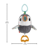 FISHER-PRICE Flap & Go Toucan - pluszowa zabawka do wózka rozwijająca zdolności motoryczne i sensoryczne u noworodków od urodzenia HNX66 Zabawki dla niemowląt Naty Shop