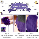 Halloween tymczasowa farba do włosów 4 kolory wosk kolorowy stylizacja włosów odcień włosów dla mężczyzn kobiety Halloween na imprezę Cosplay farba do włosów Naty Shop