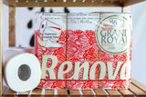 Papier toaletowy Renova Grand Royal, 18 rolek Premium XXL, 4 warstwy, miękki i trwały