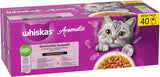 WHISKAS Mokra aromatyczna karma dla kota w sosie 40 x 85g Wybór ryb