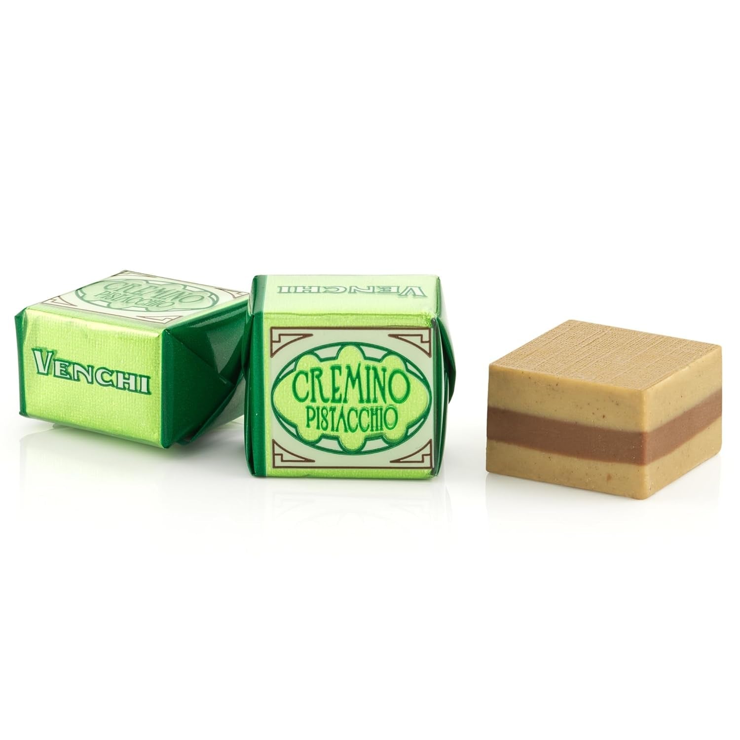 Venchi - Cremini 1878 - Czekolada trójwarstwowa z giandują z pastą mleczno-migdałową „Piemontese Hazelnuts ChOG”, 1 kg, bezglutenowa, bez barwników i konserwantów