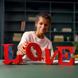 Zestaw LEGO Art Love do budowania dla dorosłych Dekoracja wnętrz Prezent na Walentynki i Dzień Matki dla kobiet i mężczyzn Twórcze zajęcia dla miłośników sztuki i projektowania 31214 Zestawy do budowania Besuche den LEGO-Store