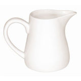 Olympia Whiteware Servierkannen 170 ml/6 oz (6 sztuk), weisses Porzellan - Kanne mit Henkel, idealny für Milch, Sahne, Vanillepudding, Soßen, Bratensoße - spülmaschinen- und mikrowellengeeignet, Café-Restaurant-Hausgebrauch, U819