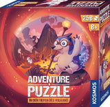 KOSMOS 684853 Den Tiefen Des Vulkans Puzzle przygodowe, 258 elementów, interaktywne puzzle przygodowe dla dzieci w wieku 8+, odkryj historię przygodową z każdym elementem układanki Puzzle Naty Shop Domyślny tytuł